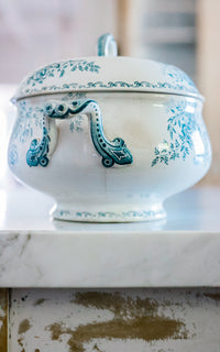 Vintage French Stoneware Tureen
