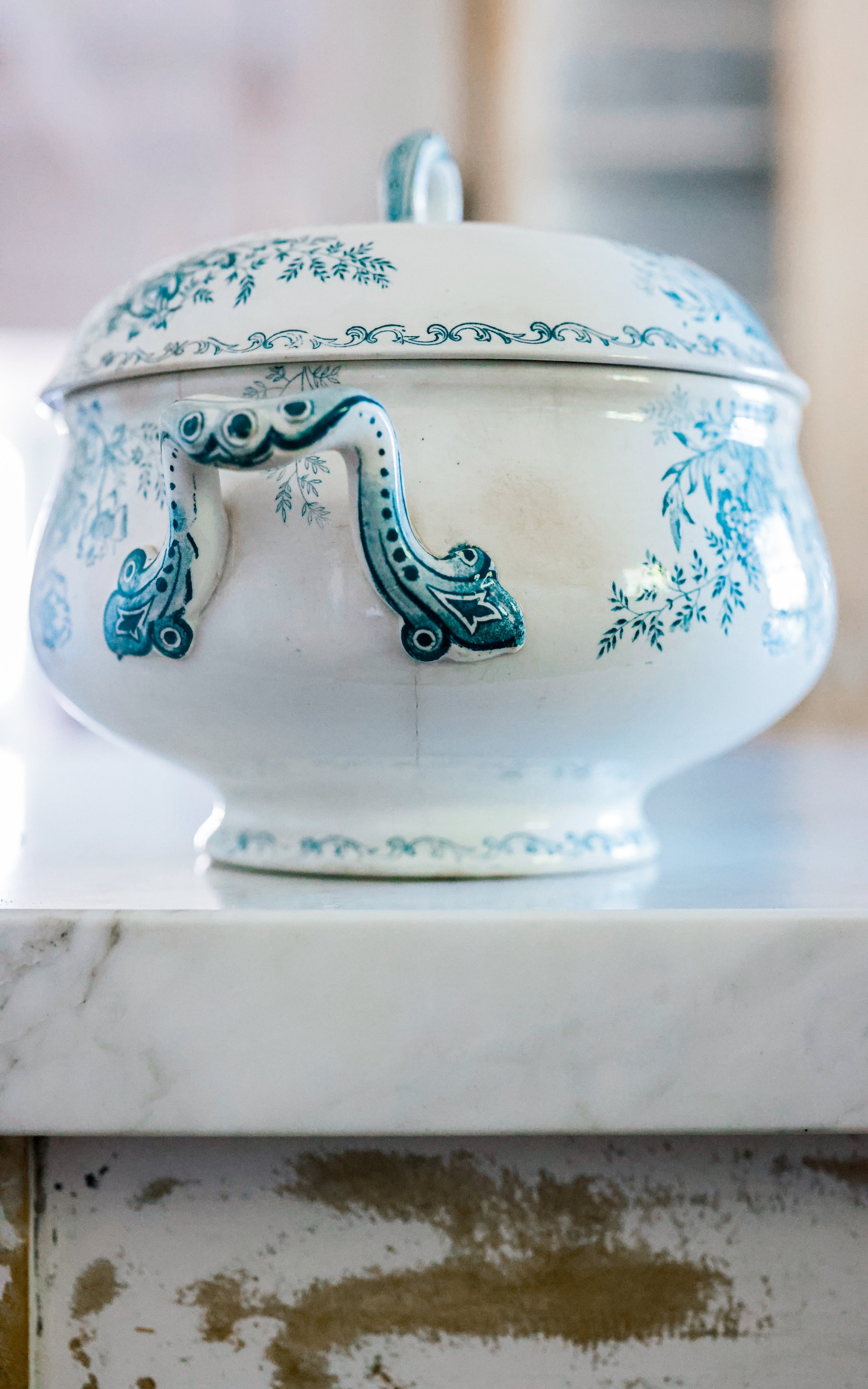 Vintage French Stoneware Tureen