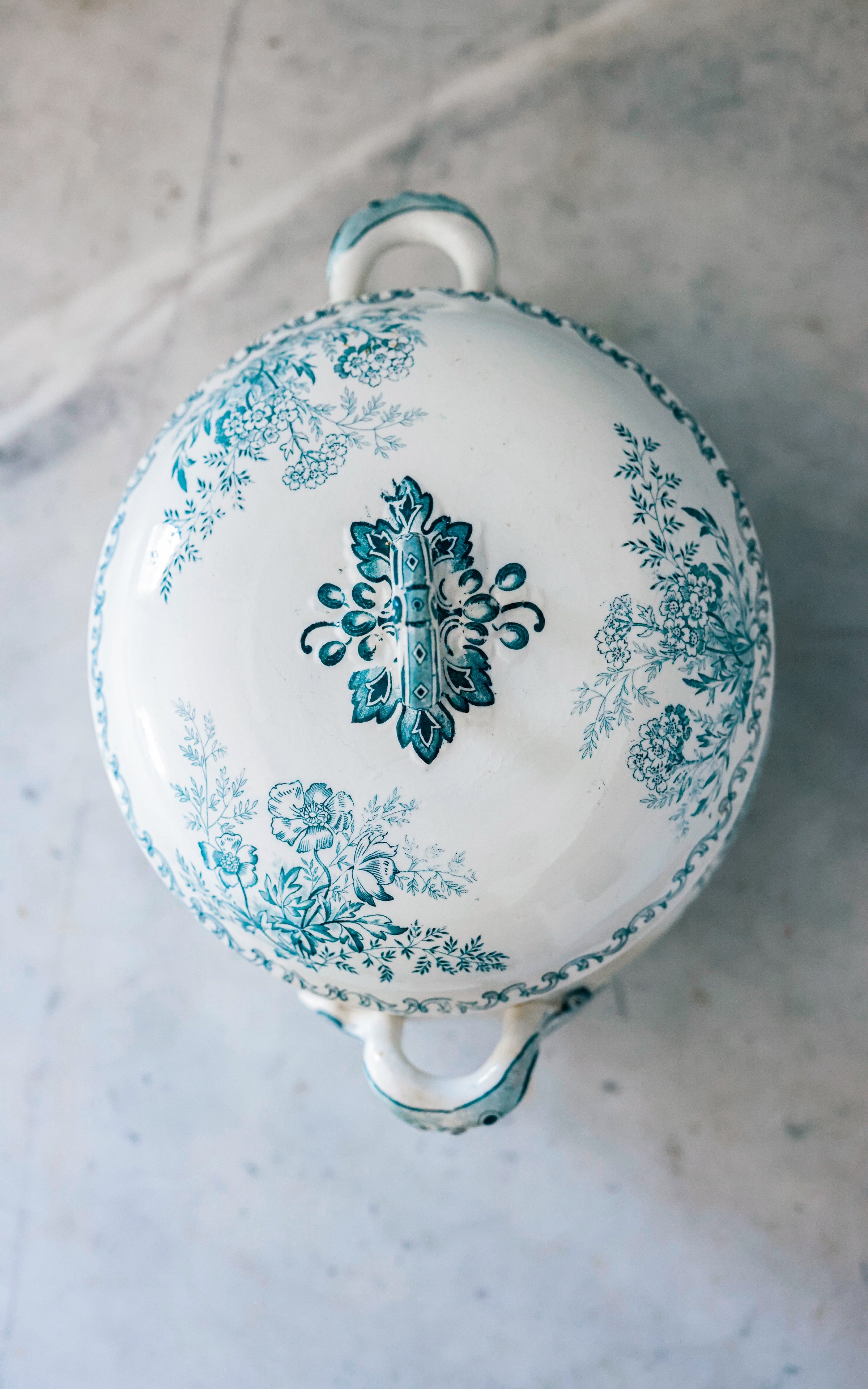 Vintage French Stoneware Tureen