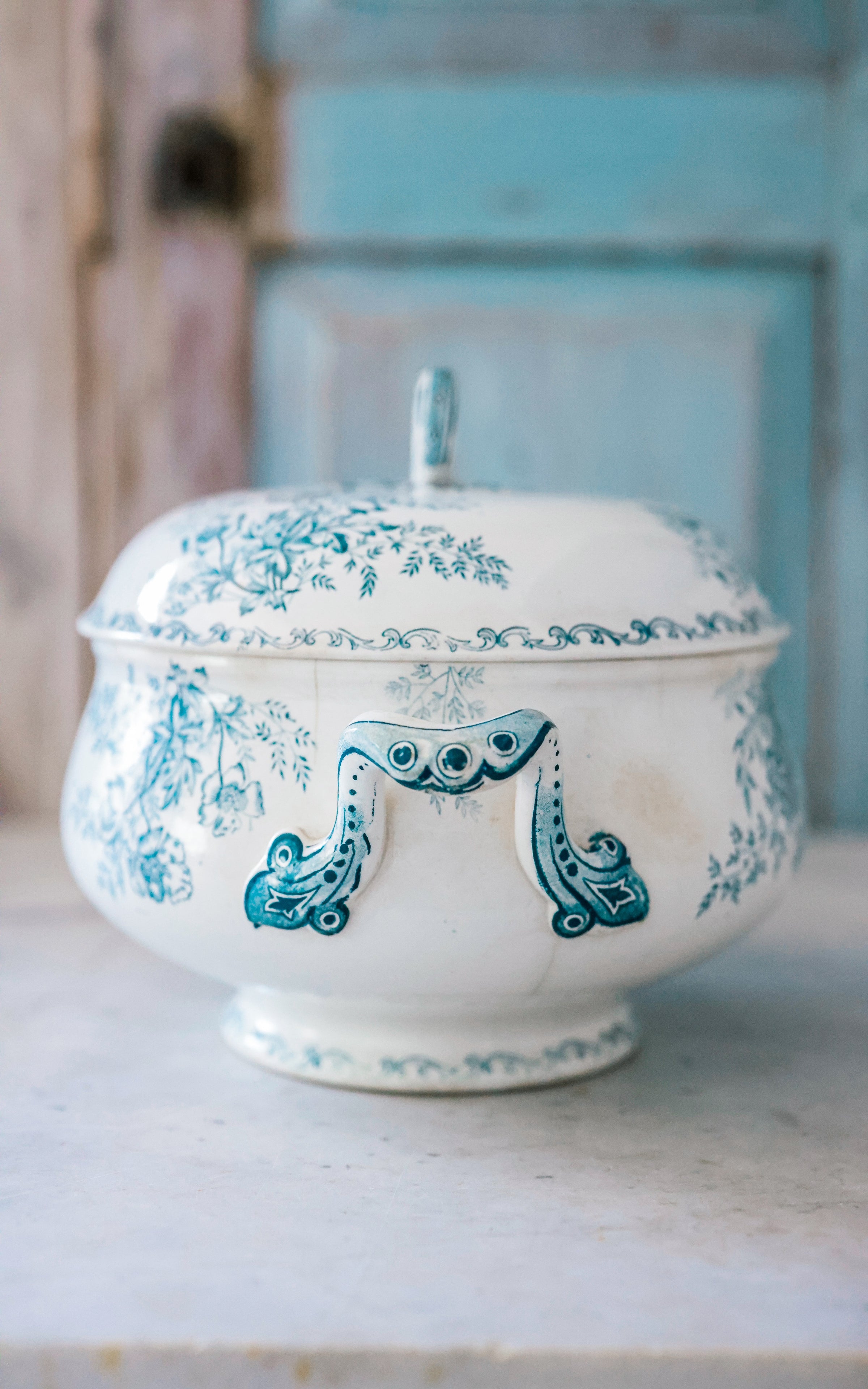 Vintage French Stoneware Tureen