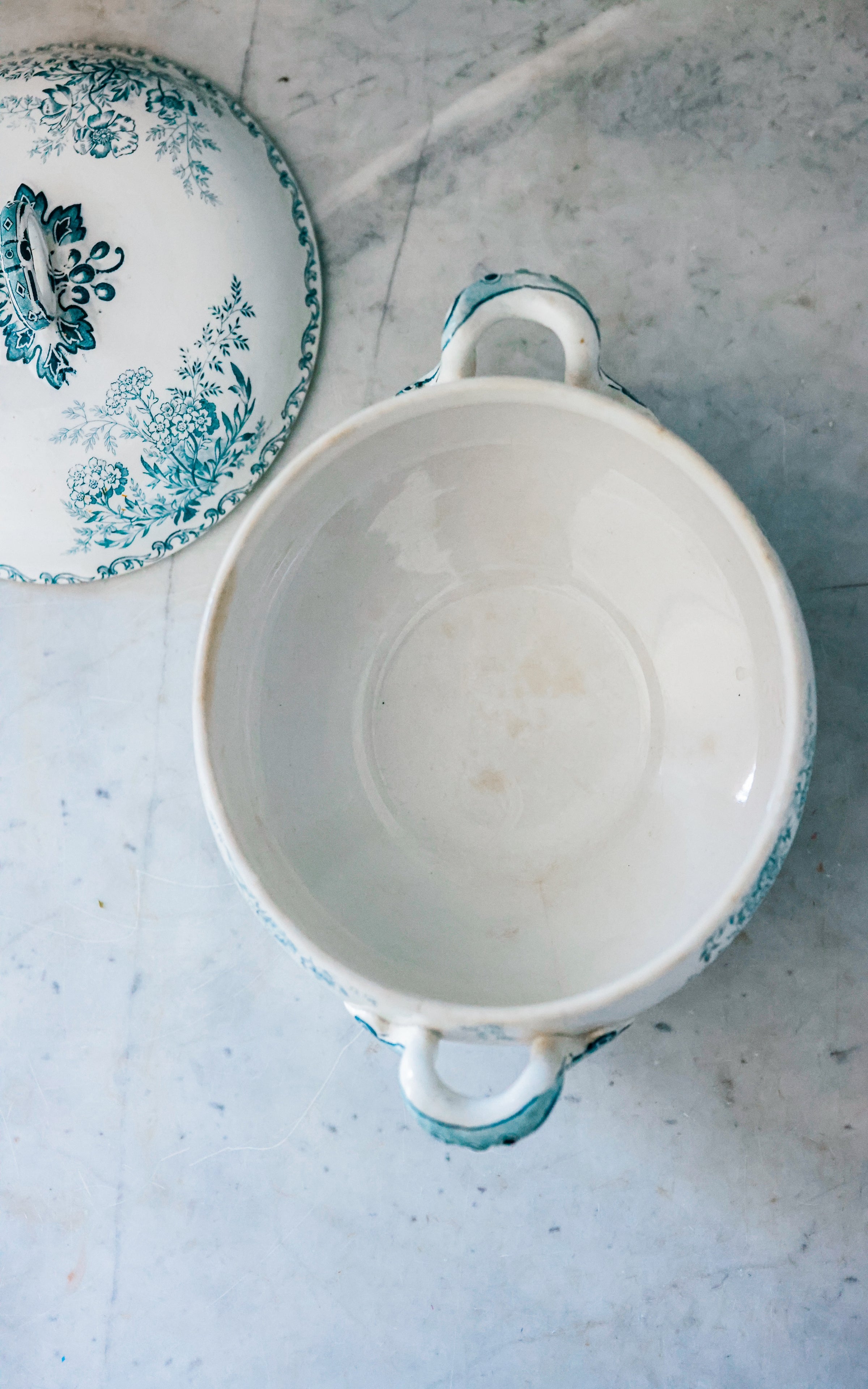 Vintage French Stoneware Tureen