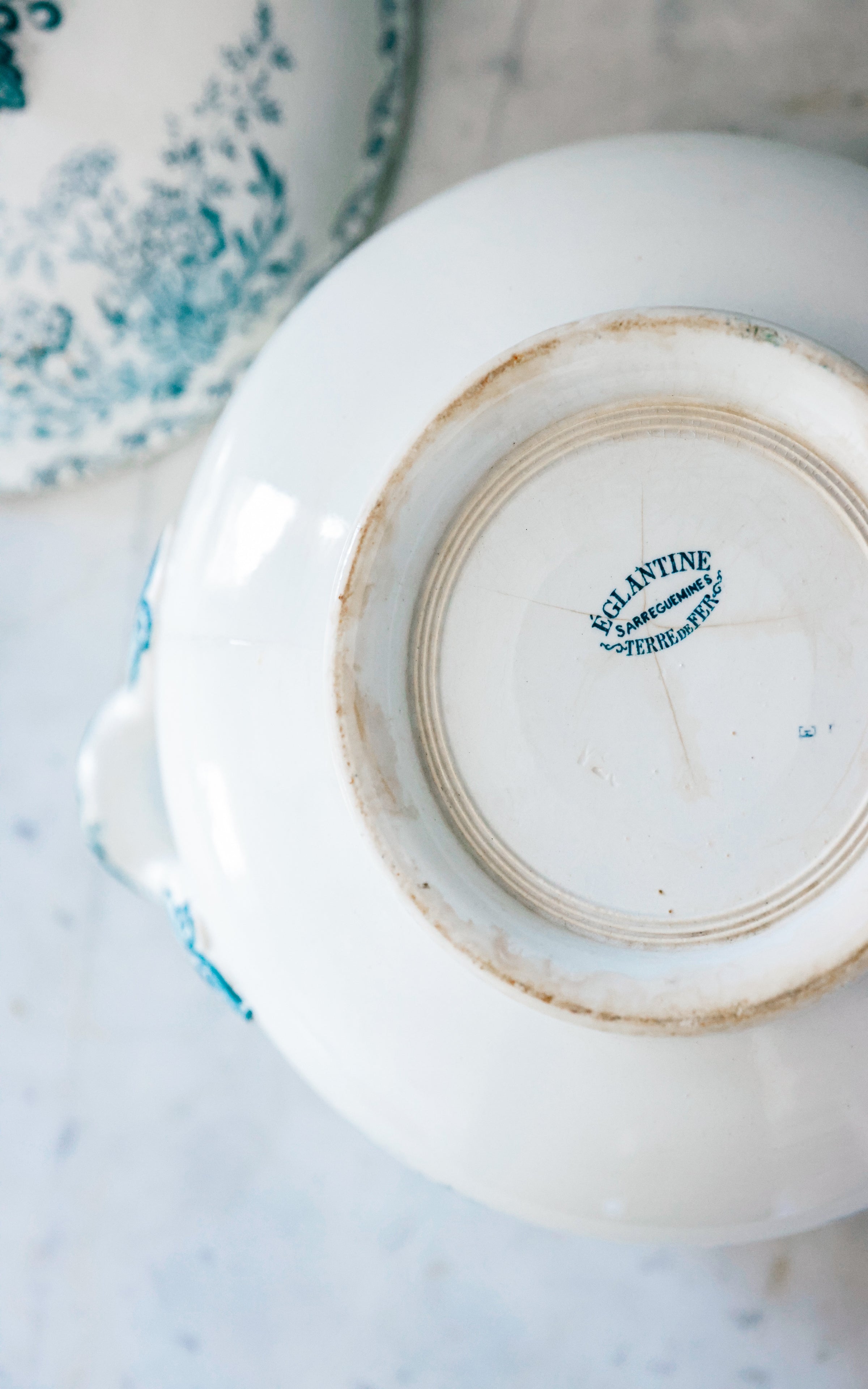 Vintage French Stoneware Tureen