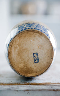 Vintage French Stoneware Canister