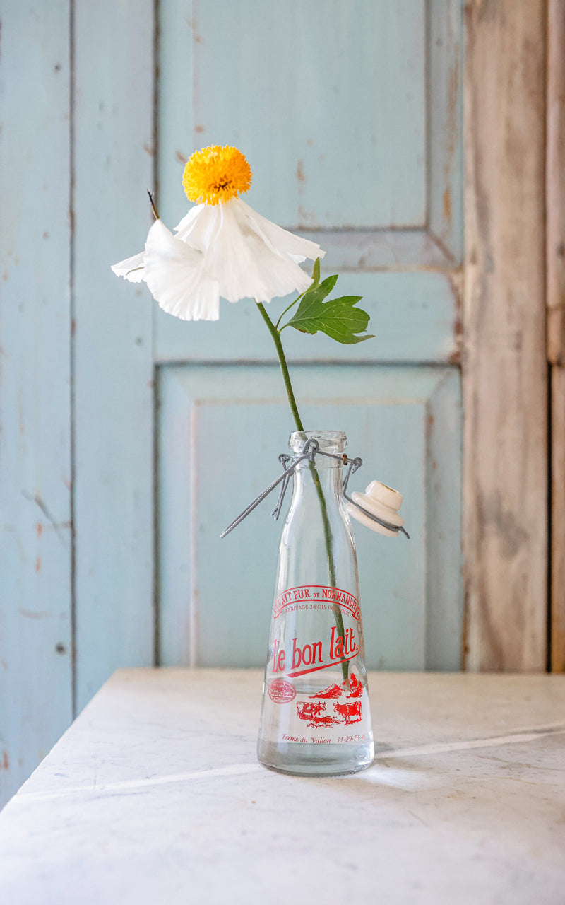 Vintage French Milk Bottle