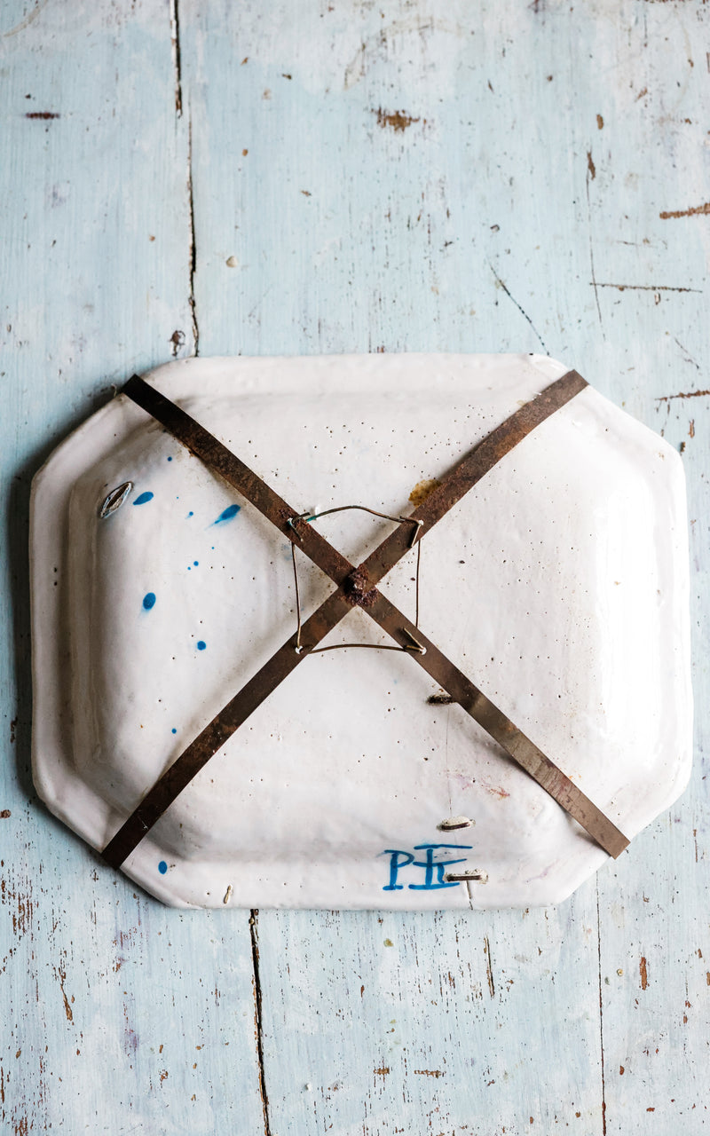 Vintage French Stoneware Platter