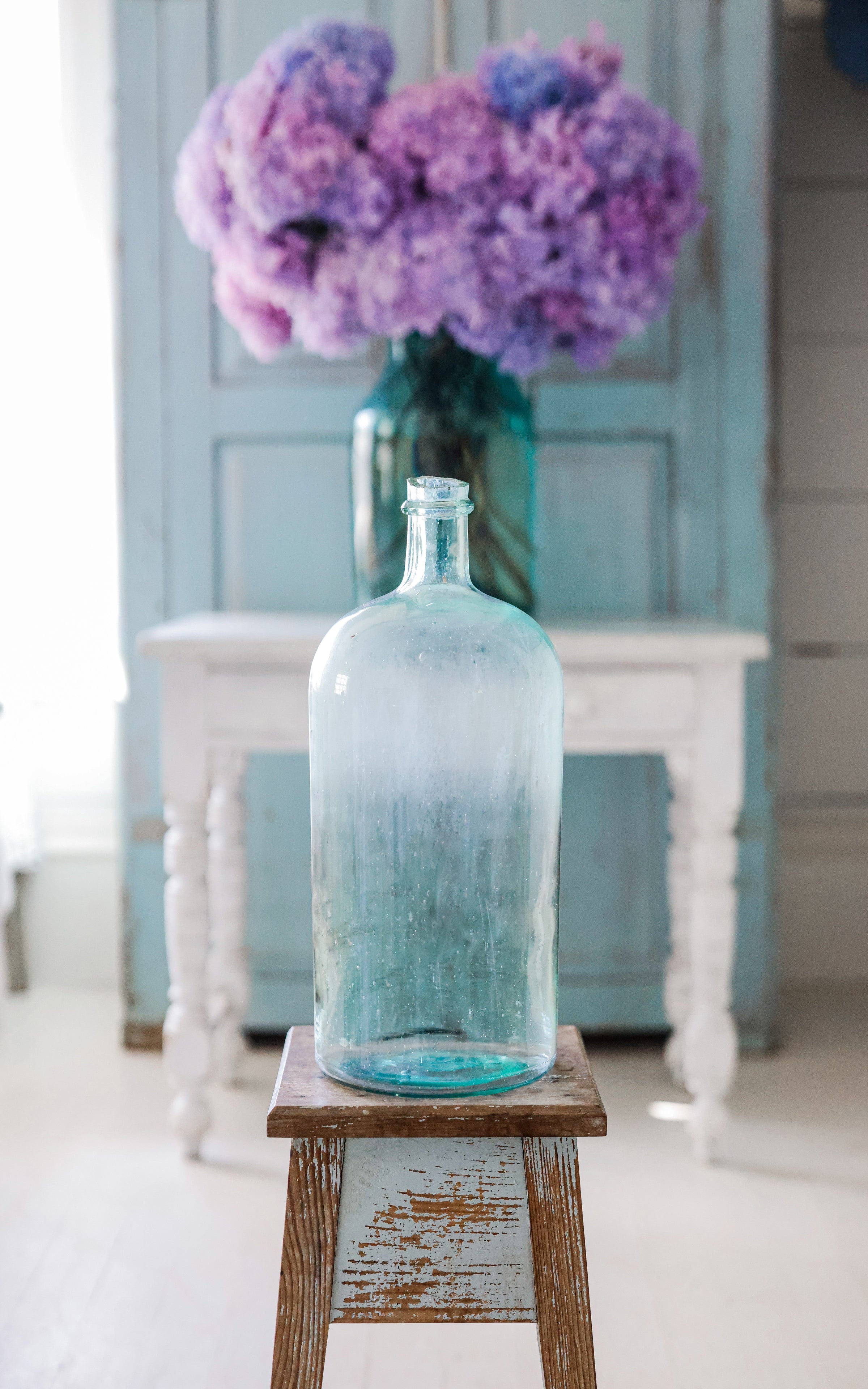 Vintage French Bottle ~ E