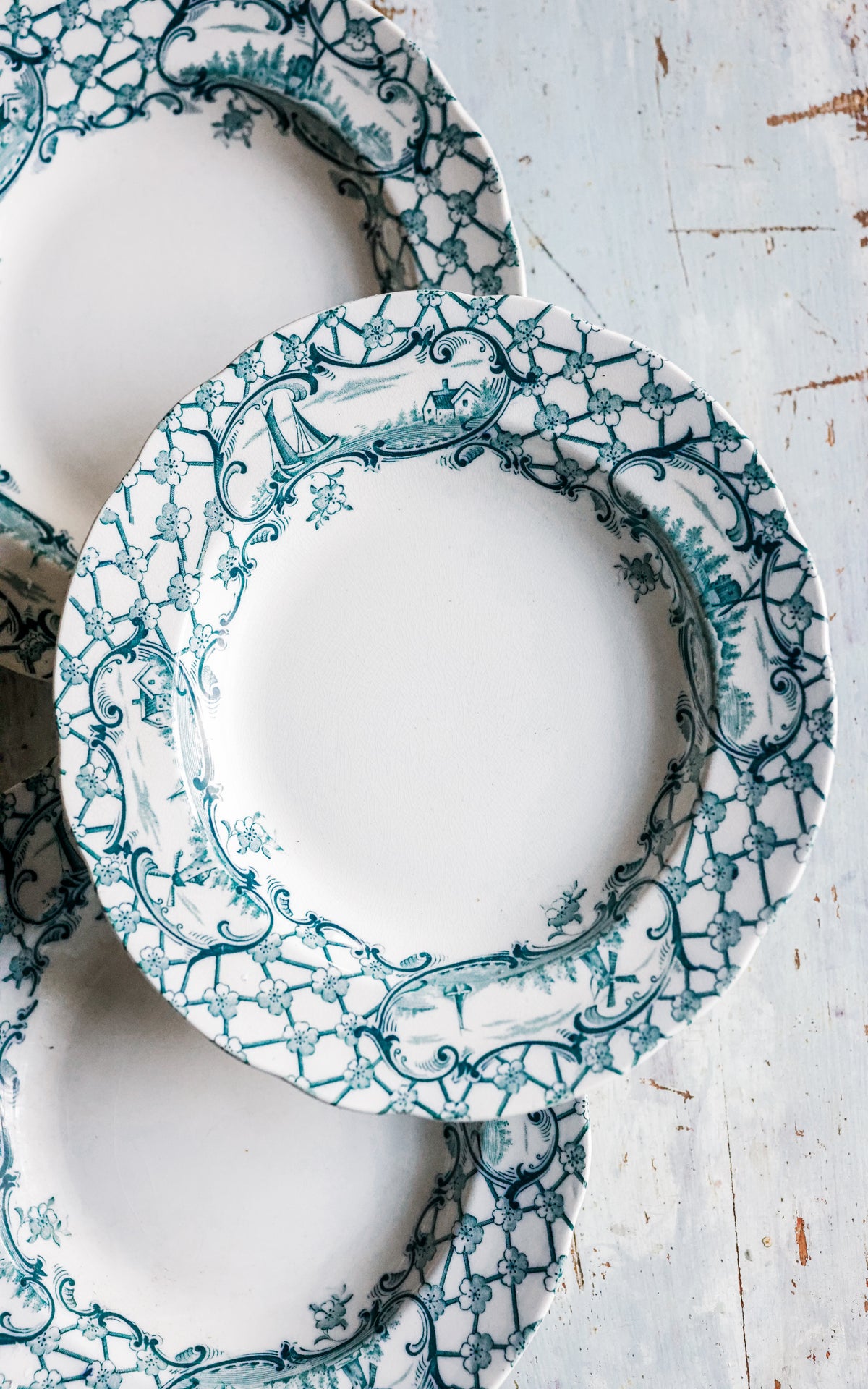 Set of Three Vintage Swedish Plates