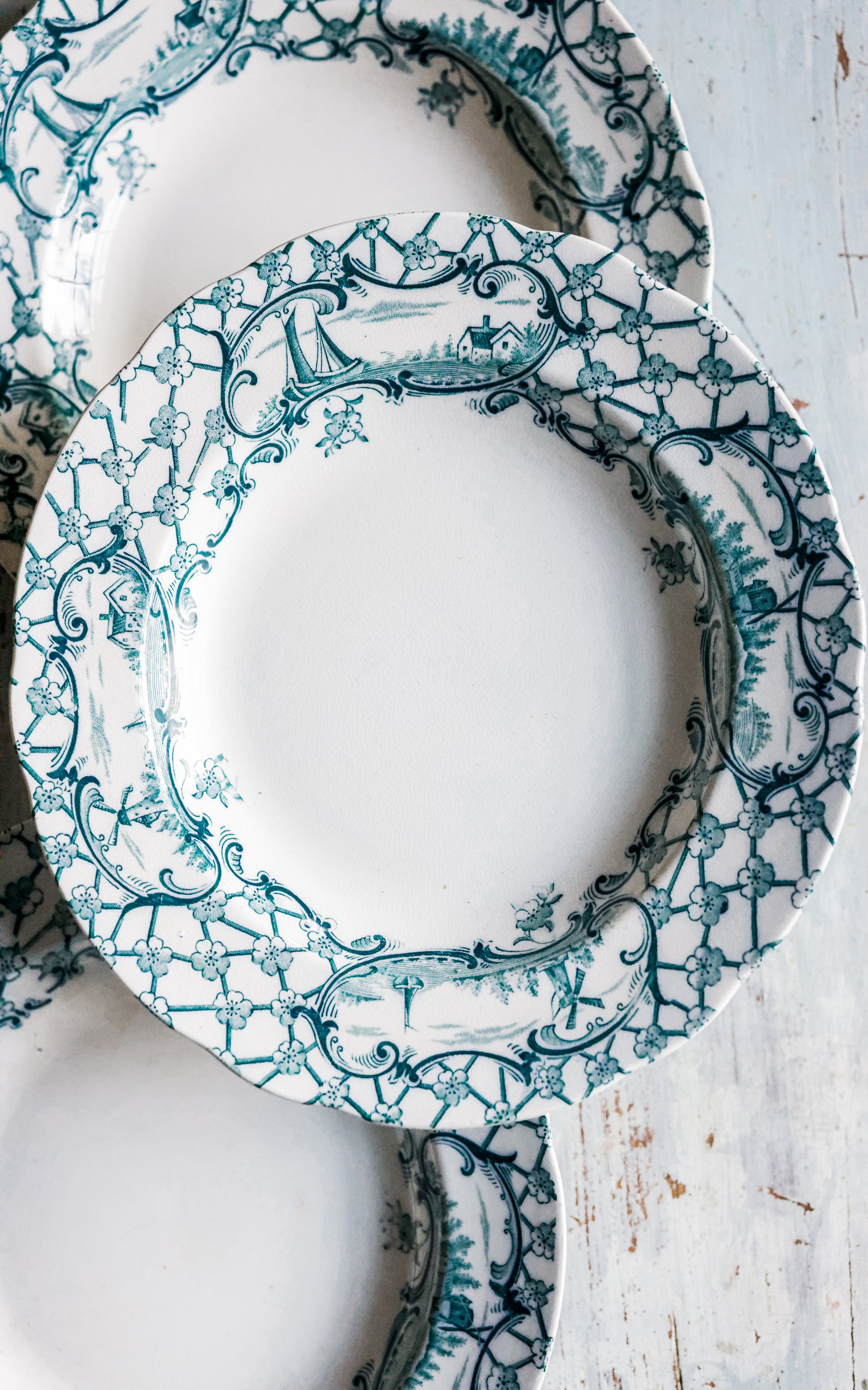 Set of Three Vintage Swedish Plates