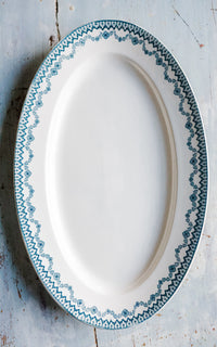 Vintage French Stoneware Platter