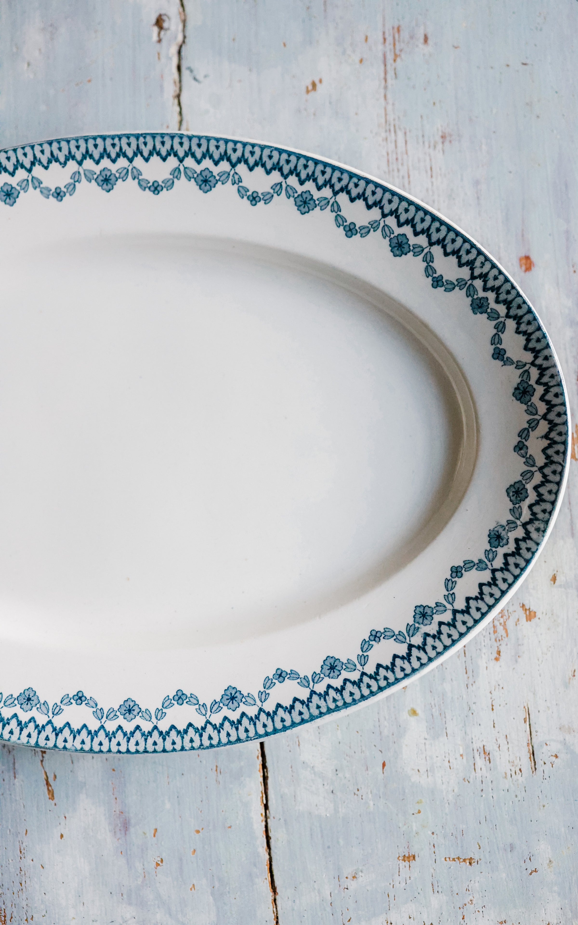 Vintage French Stoneware Platter