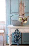 Vintage French Zinc Trugg