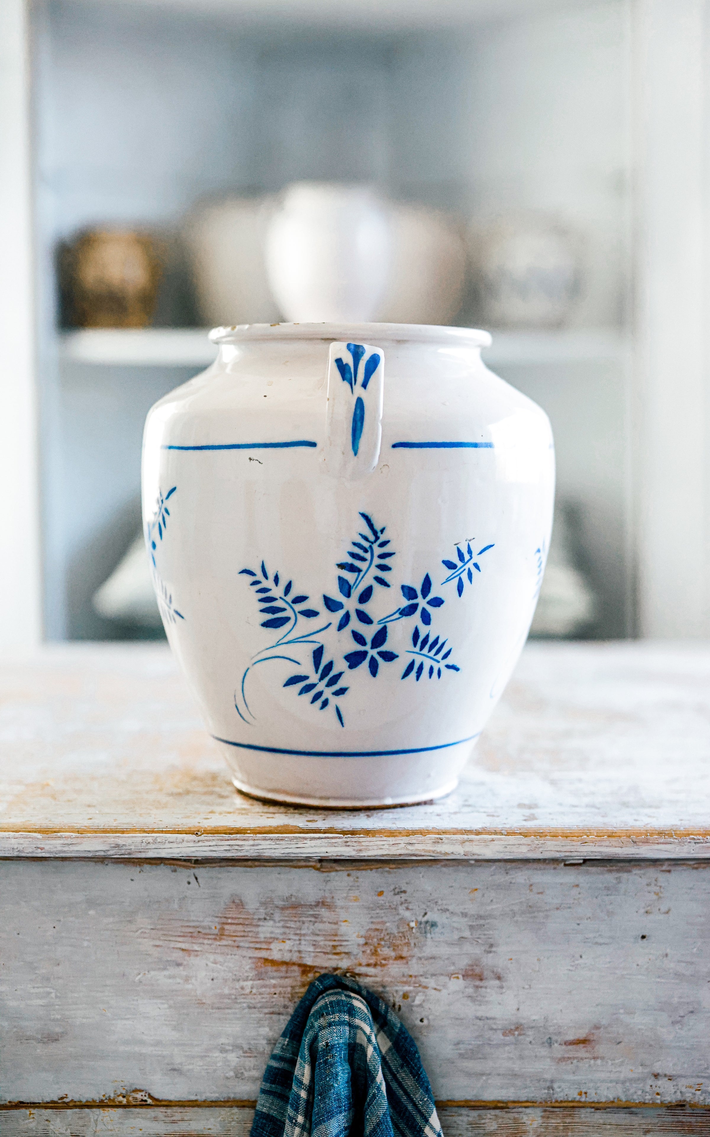 Vintage French Stoneware Pot