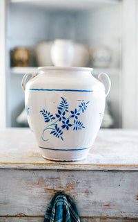 Vintage French Stoneware Pot