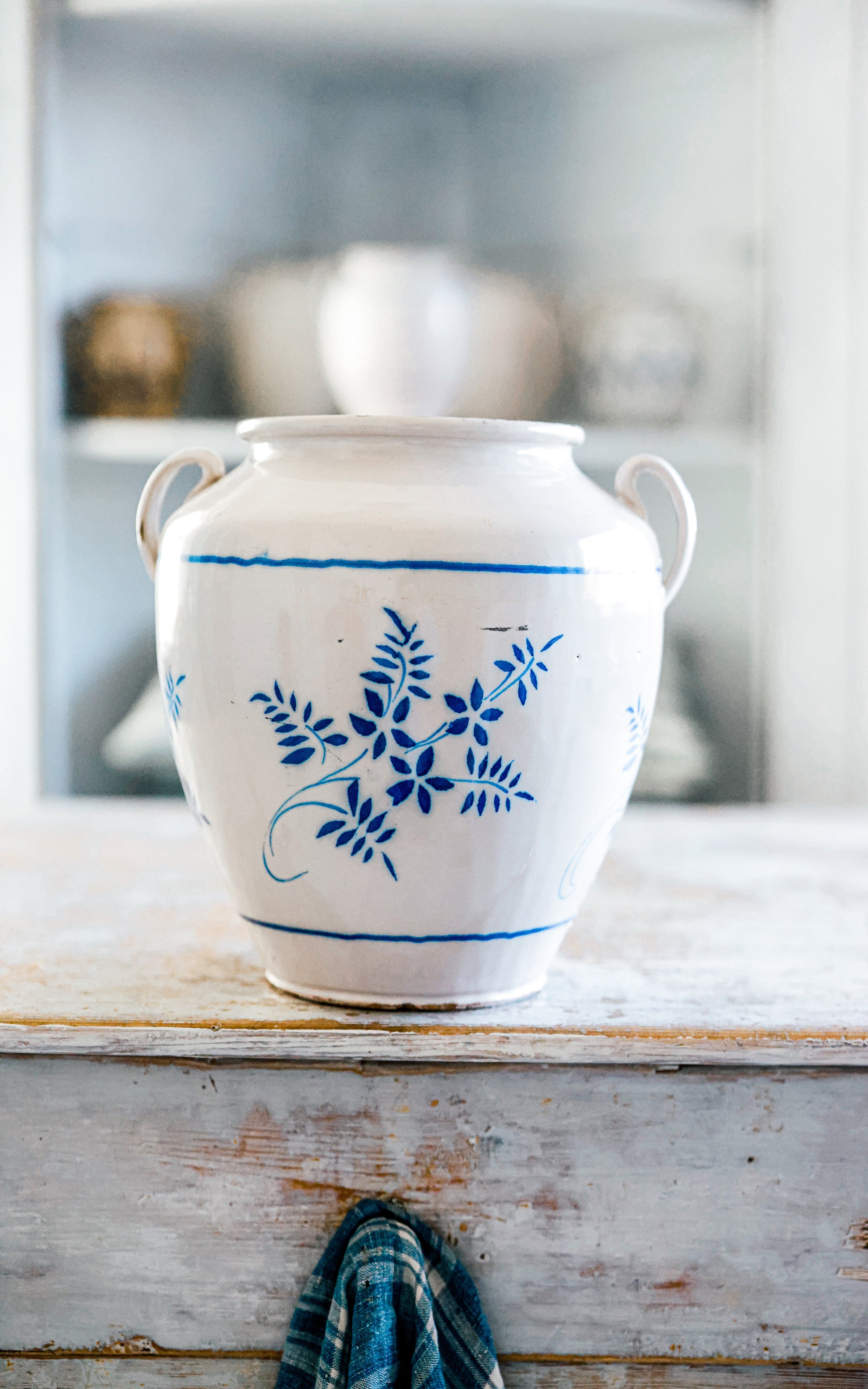 Vintage French Stoneware Pot