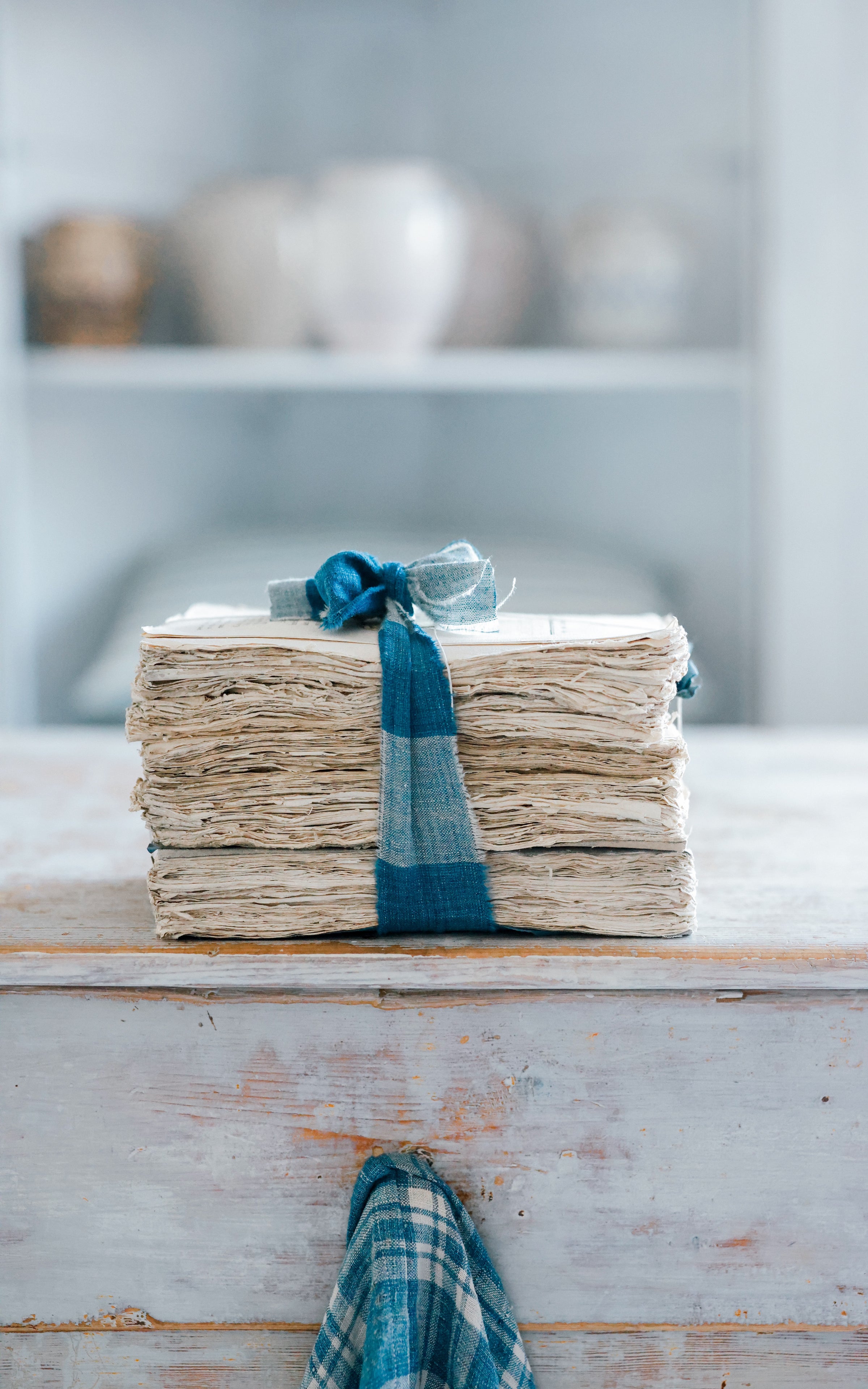 Stack of Vintage French Books