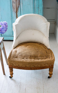 Vintage French Deconstructed Crapaud Chair