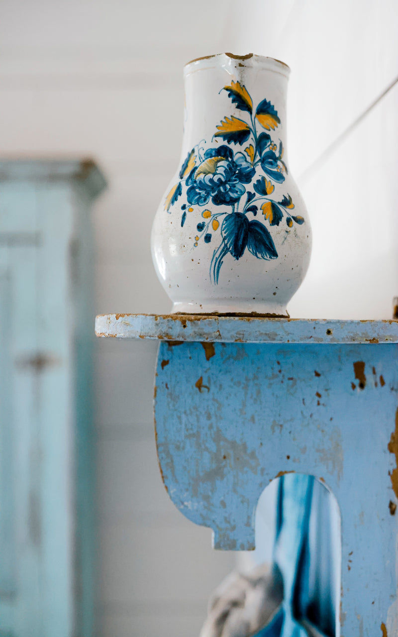 Vintage French Stoneware Pitcher