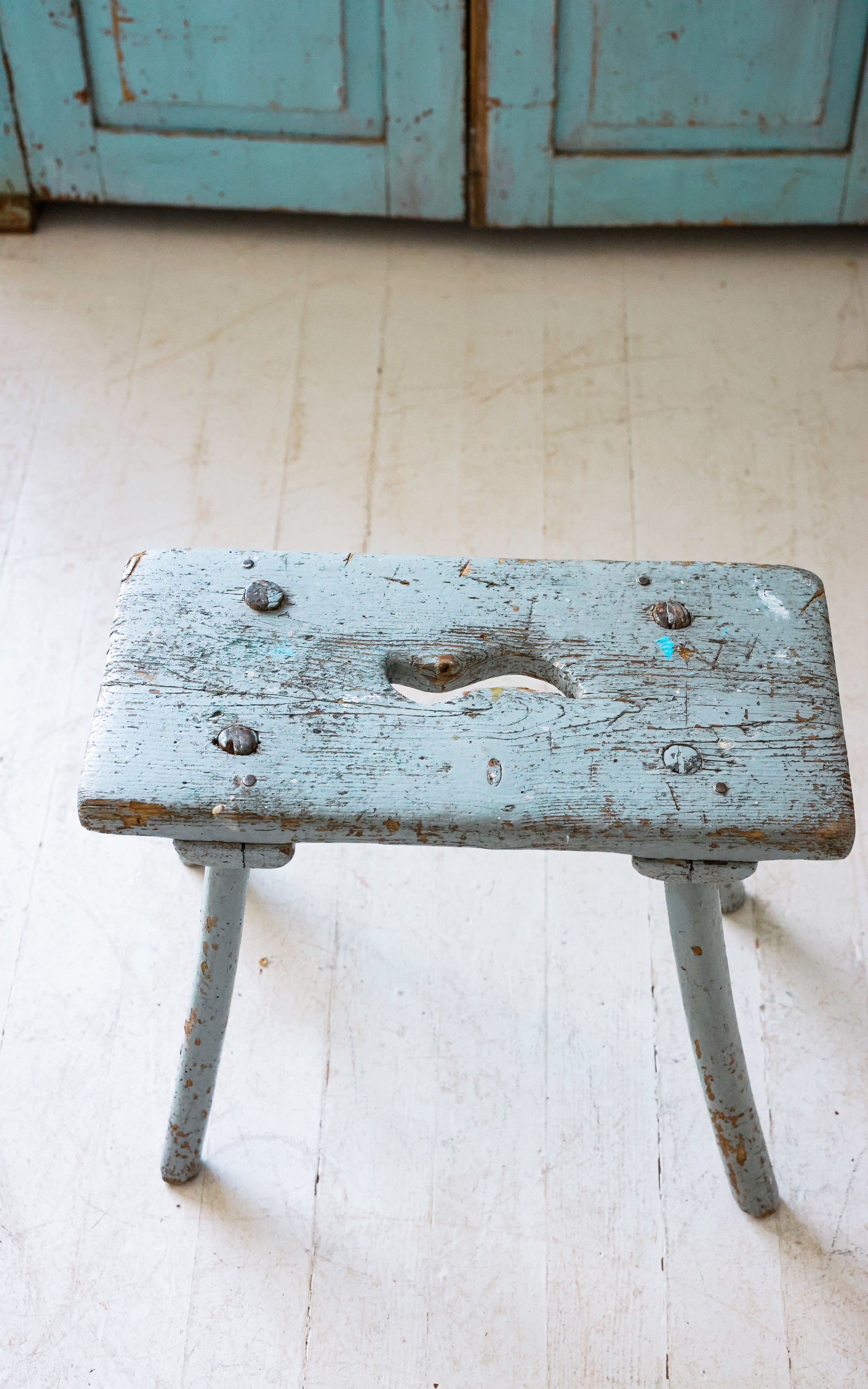 Antique Swedish Milking Stool