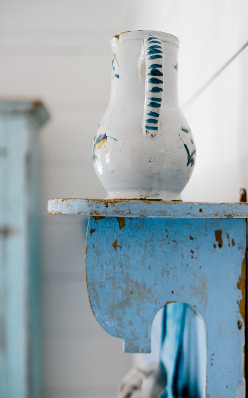 Vintage French Stoneware Pitcher