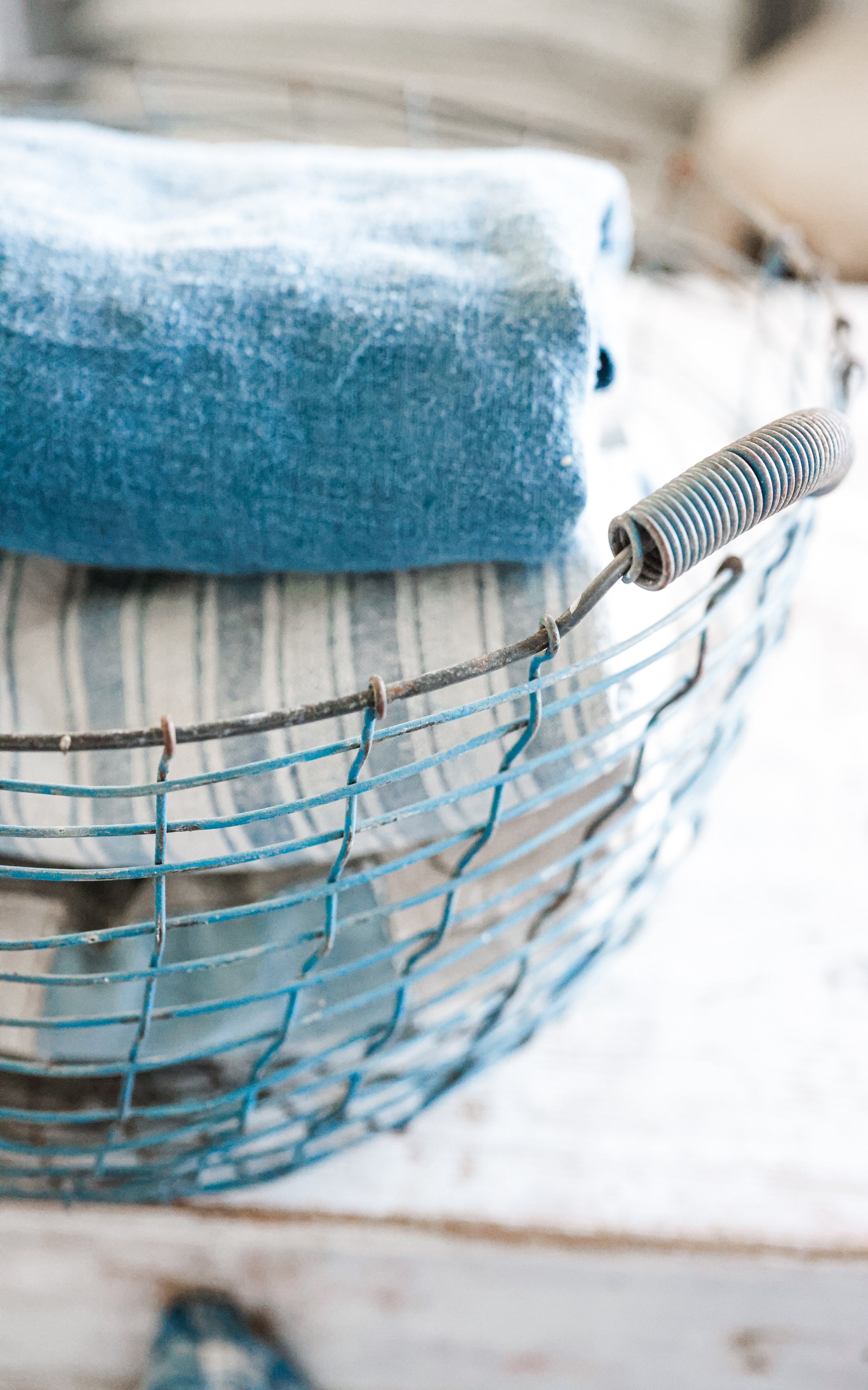 Vintage Swedish Apple Basket