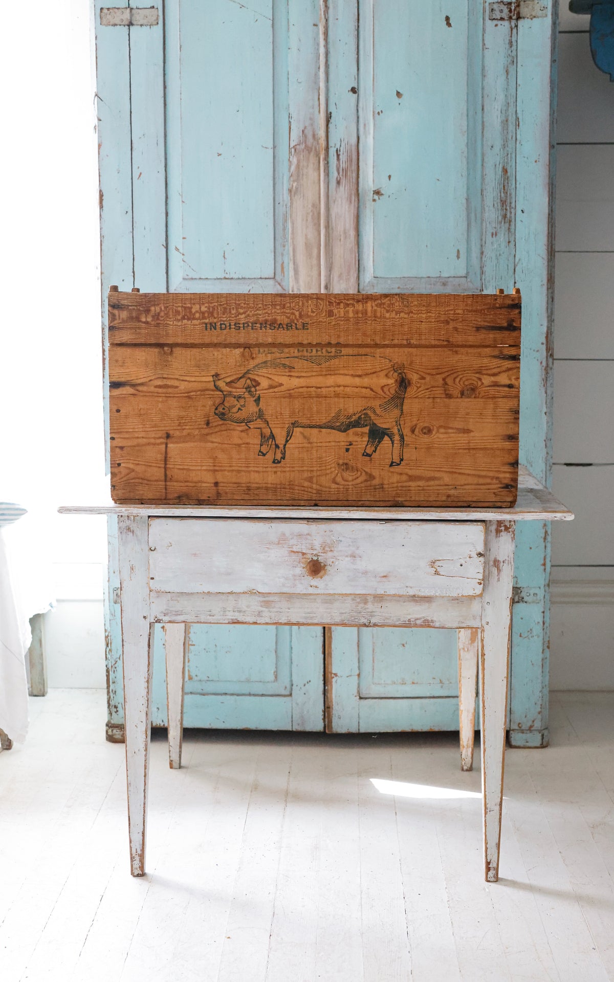 Vintage Belgian Crate