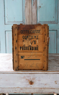 Vintage Belgian Crate