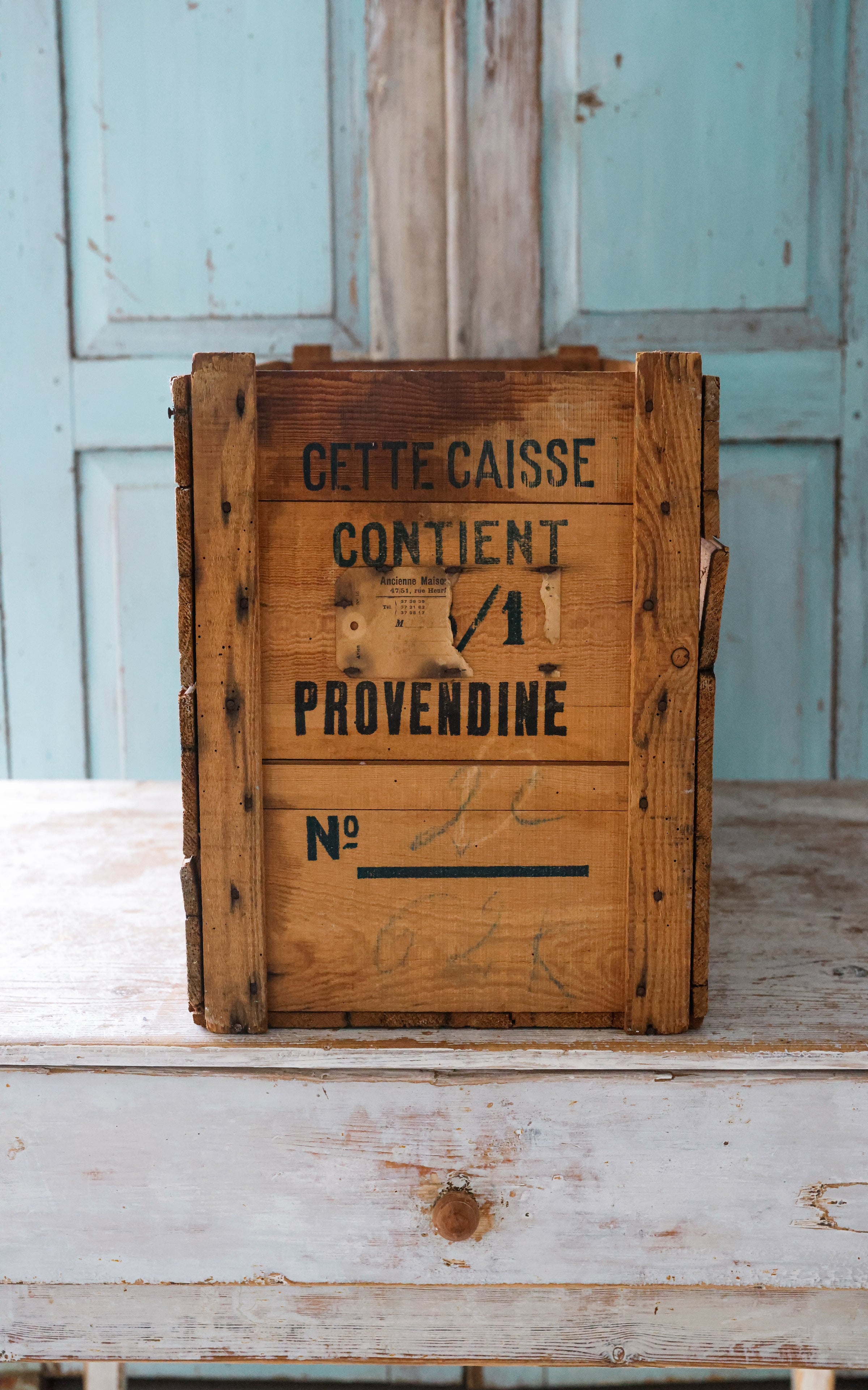 Vintage Belgian Crate