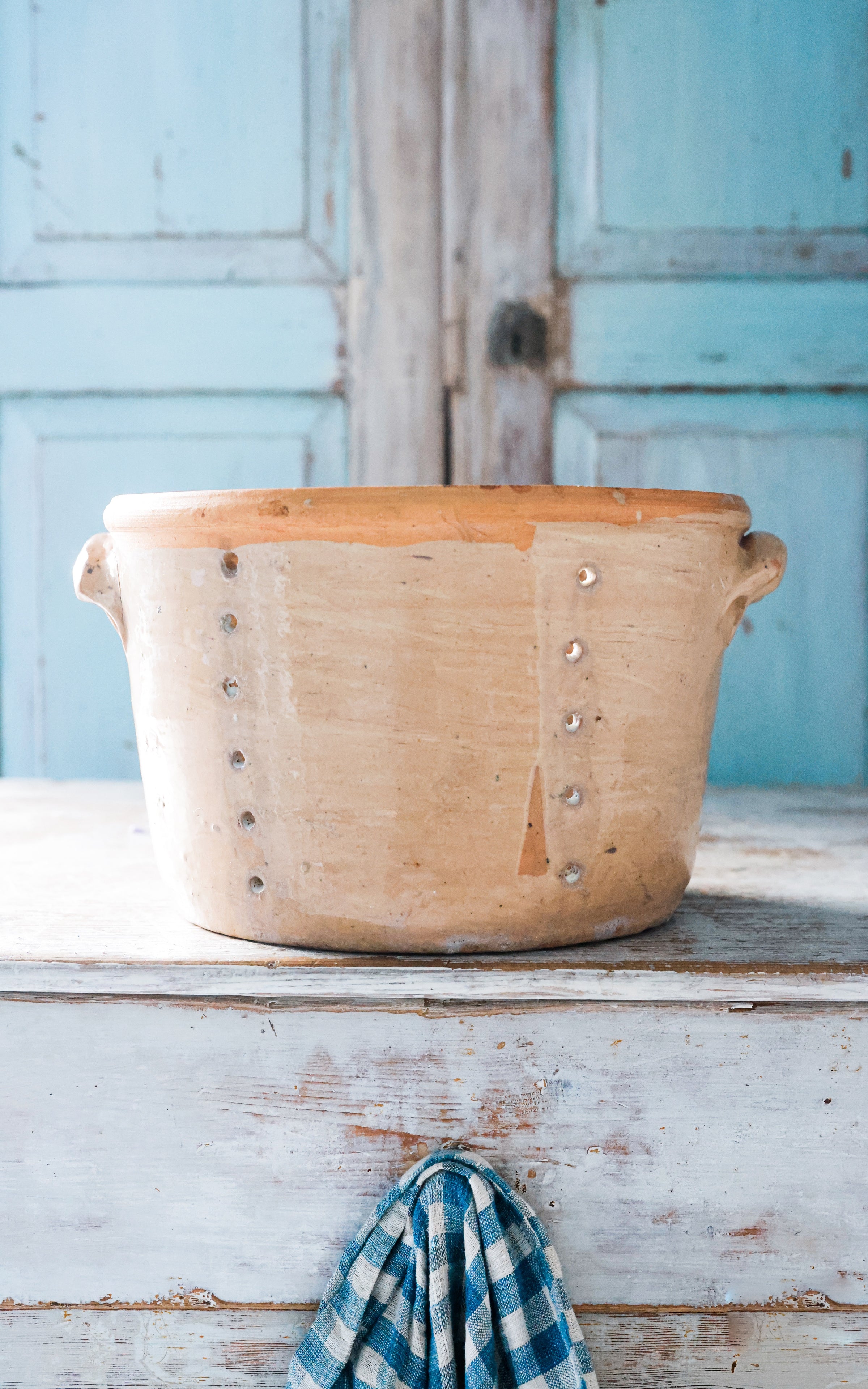 Extra Large Vintage French Cheese Mold