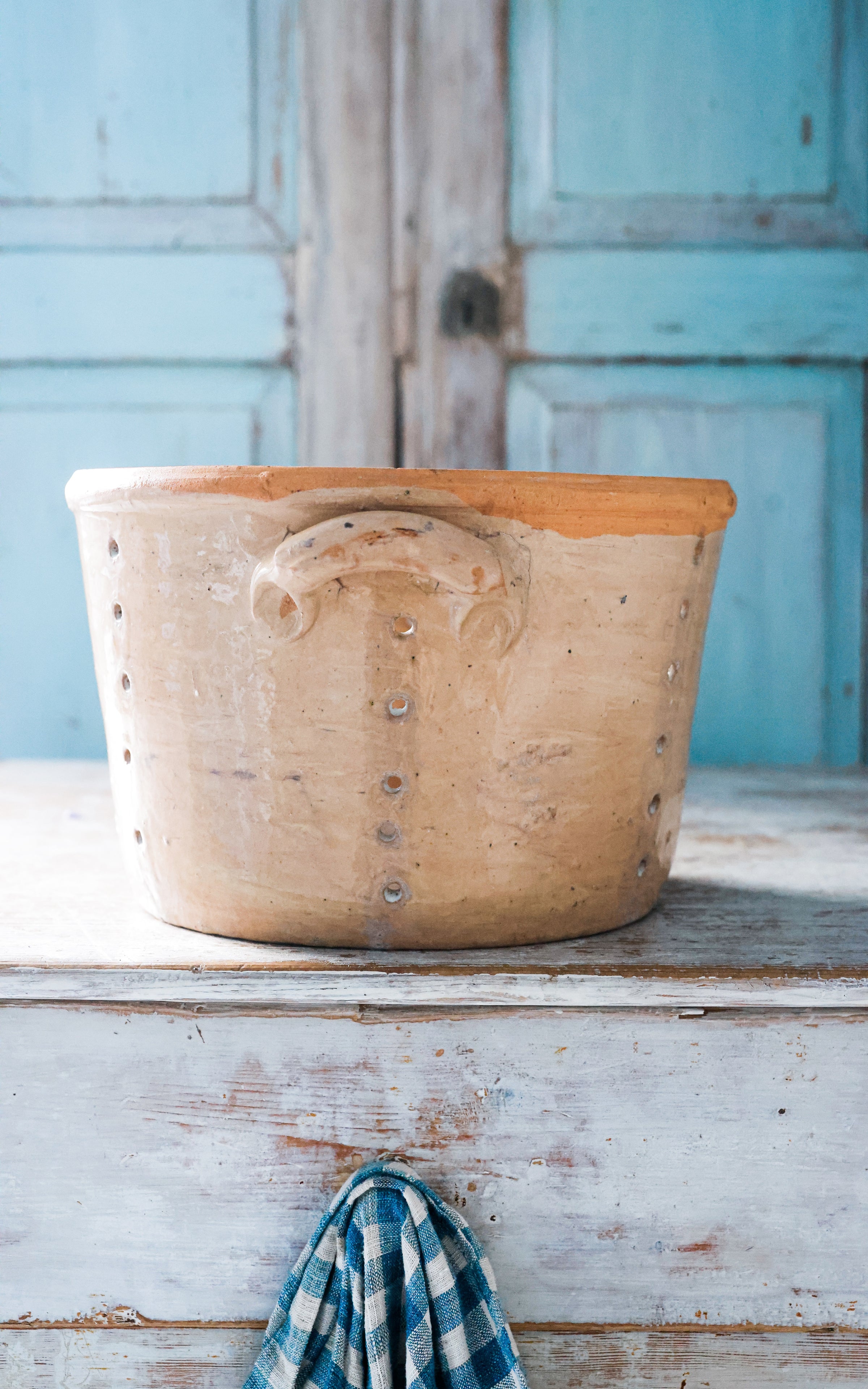 Extra Large Vintage French Cheese Mold