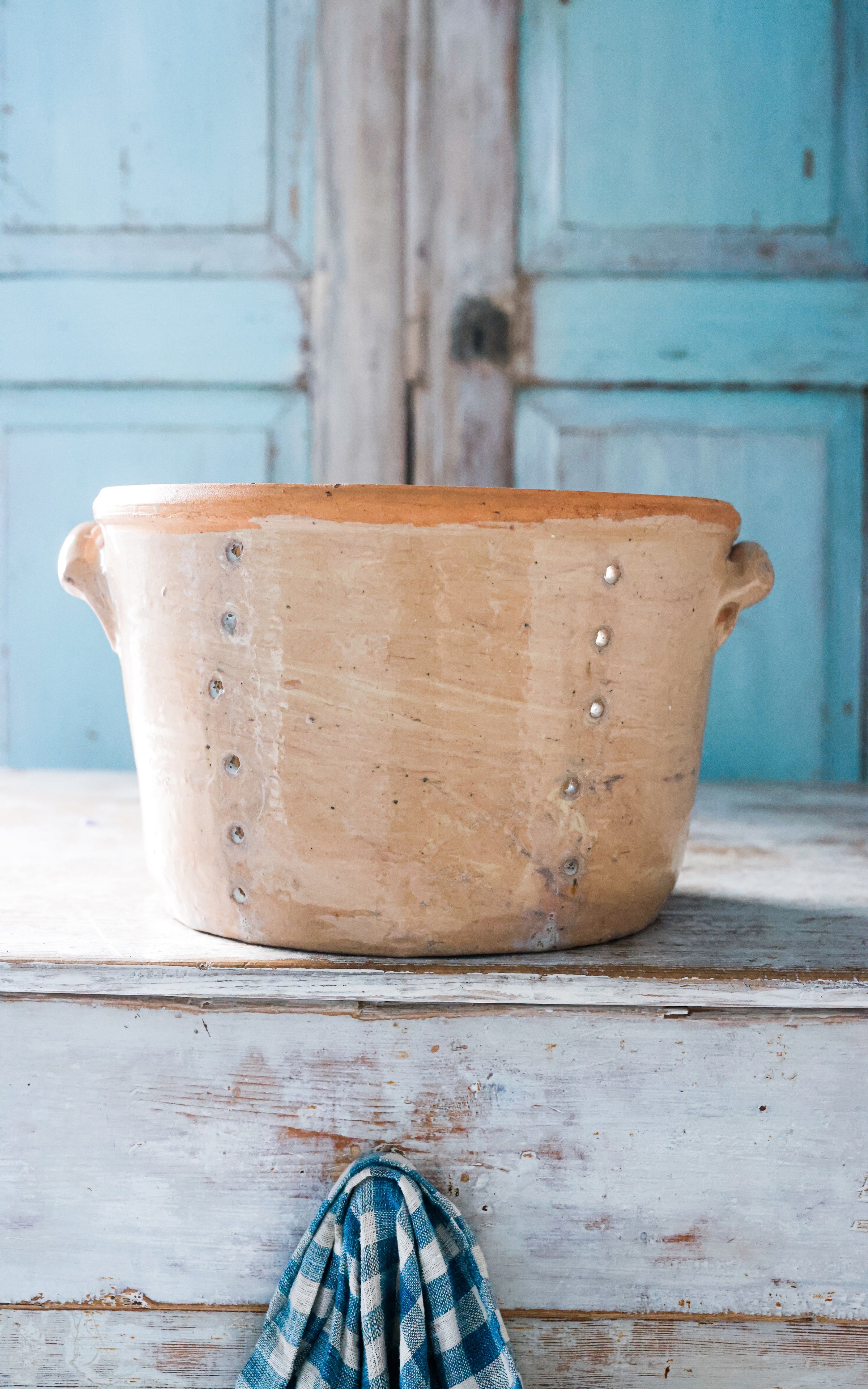 Extra Large Vintage French Cheese Mold