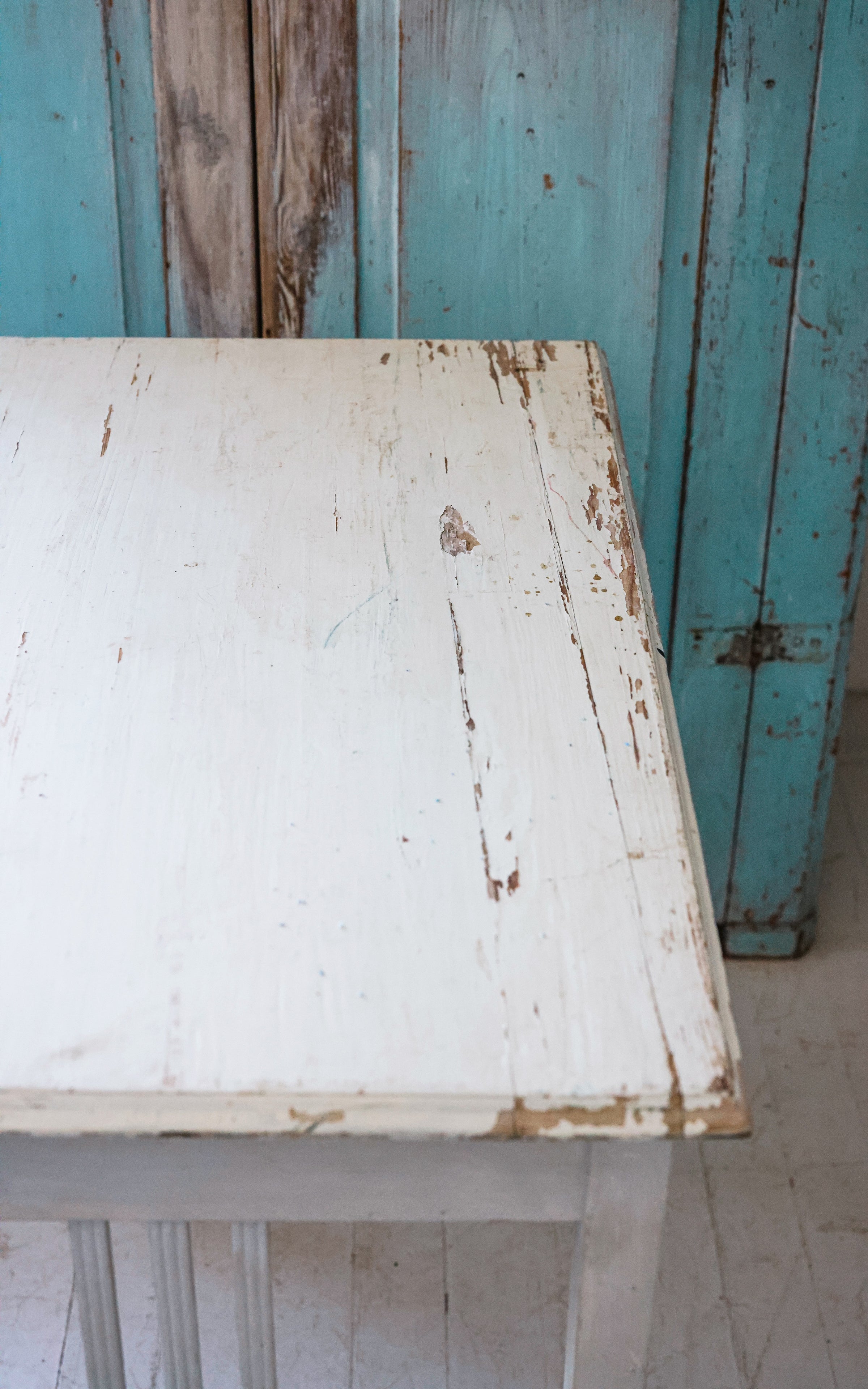 Vintage Swedish Light Gray Table
