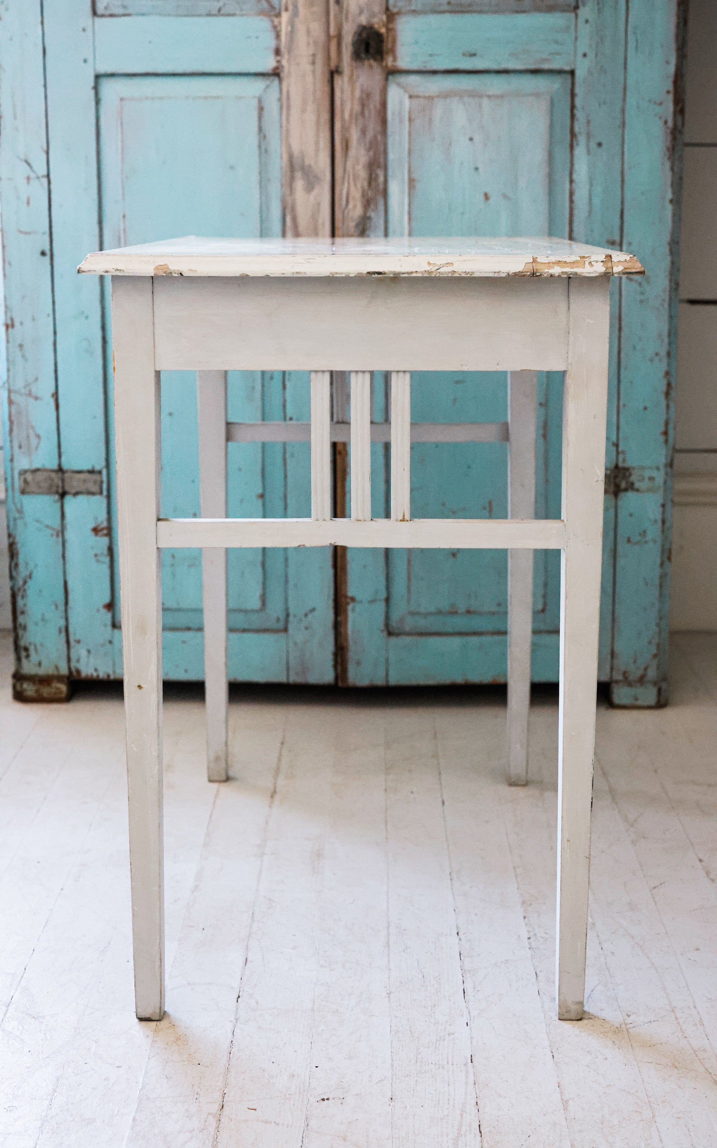Vintage Swedish Light Gray Table