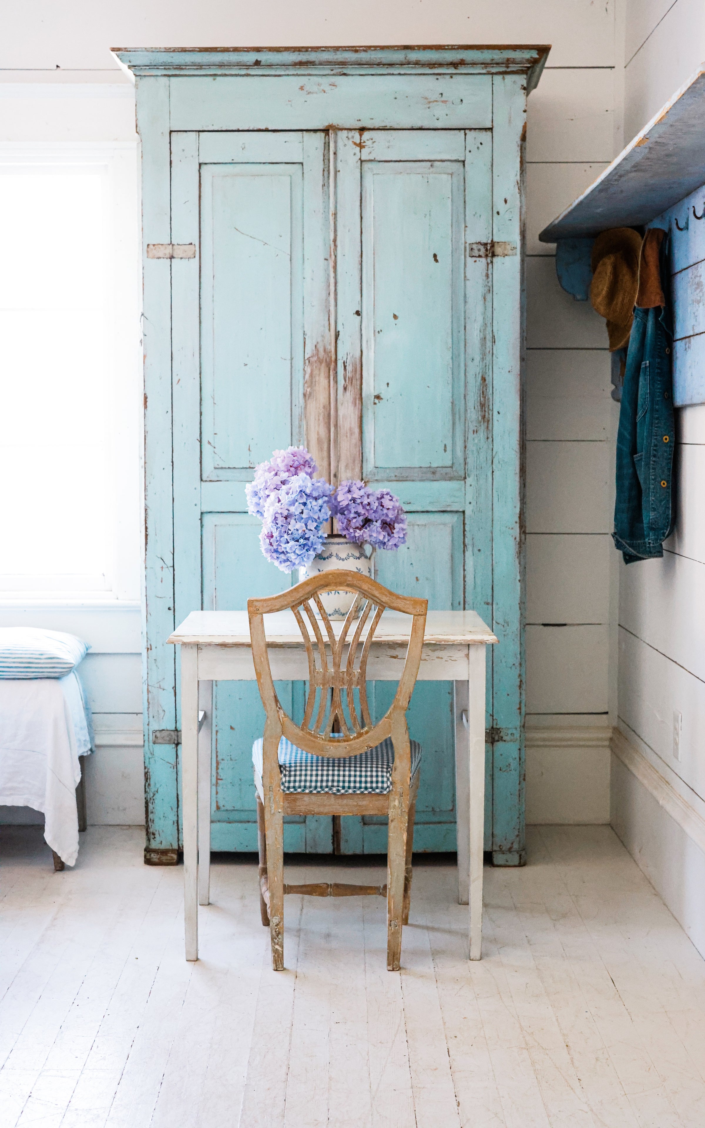 Vintage Swedish Light Gray Table