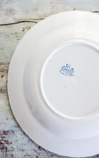 Large Stoneware Transferware Plate