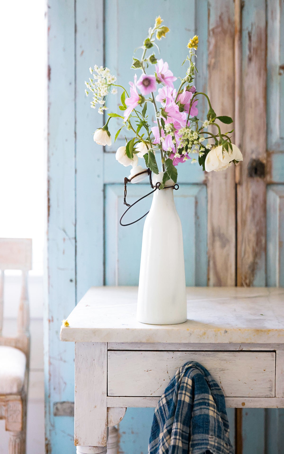 Vintage French Milk Bottle