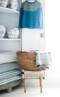 Large Vintage Swedish Basket