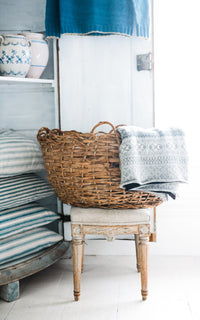 Large Vintage Swedish Basket