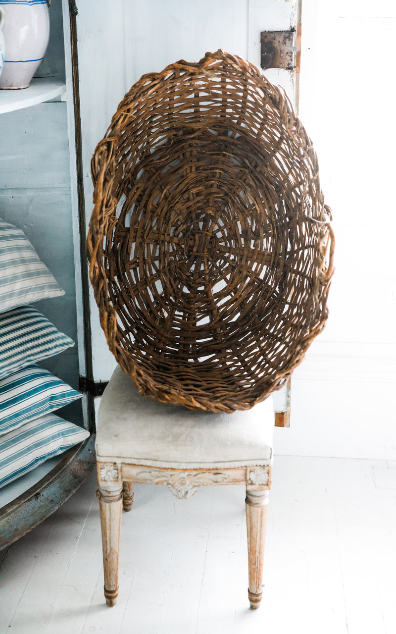Large Vintage Swedish Basket