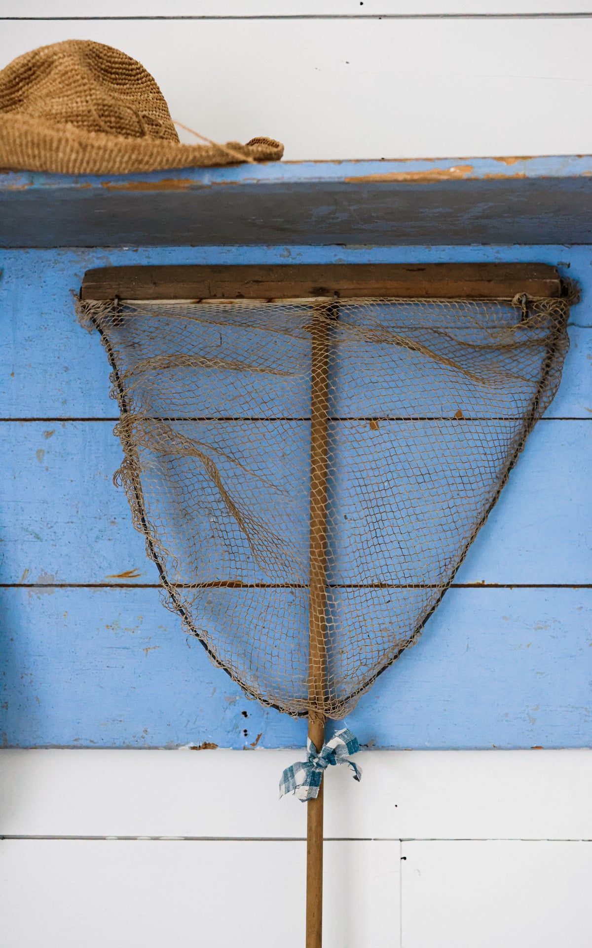 Vintage French Fishing Net