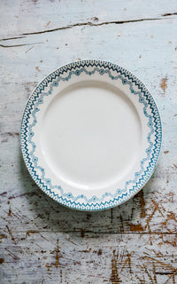 Vintage French Stoneware Plate