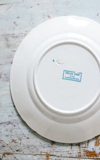 Vintage French Stoneware Plate