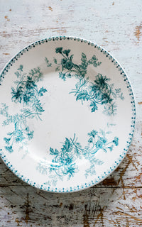 Vintage French Stoneware Plate