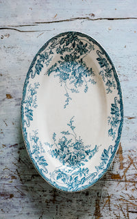 Vintage French Stoneware Platter