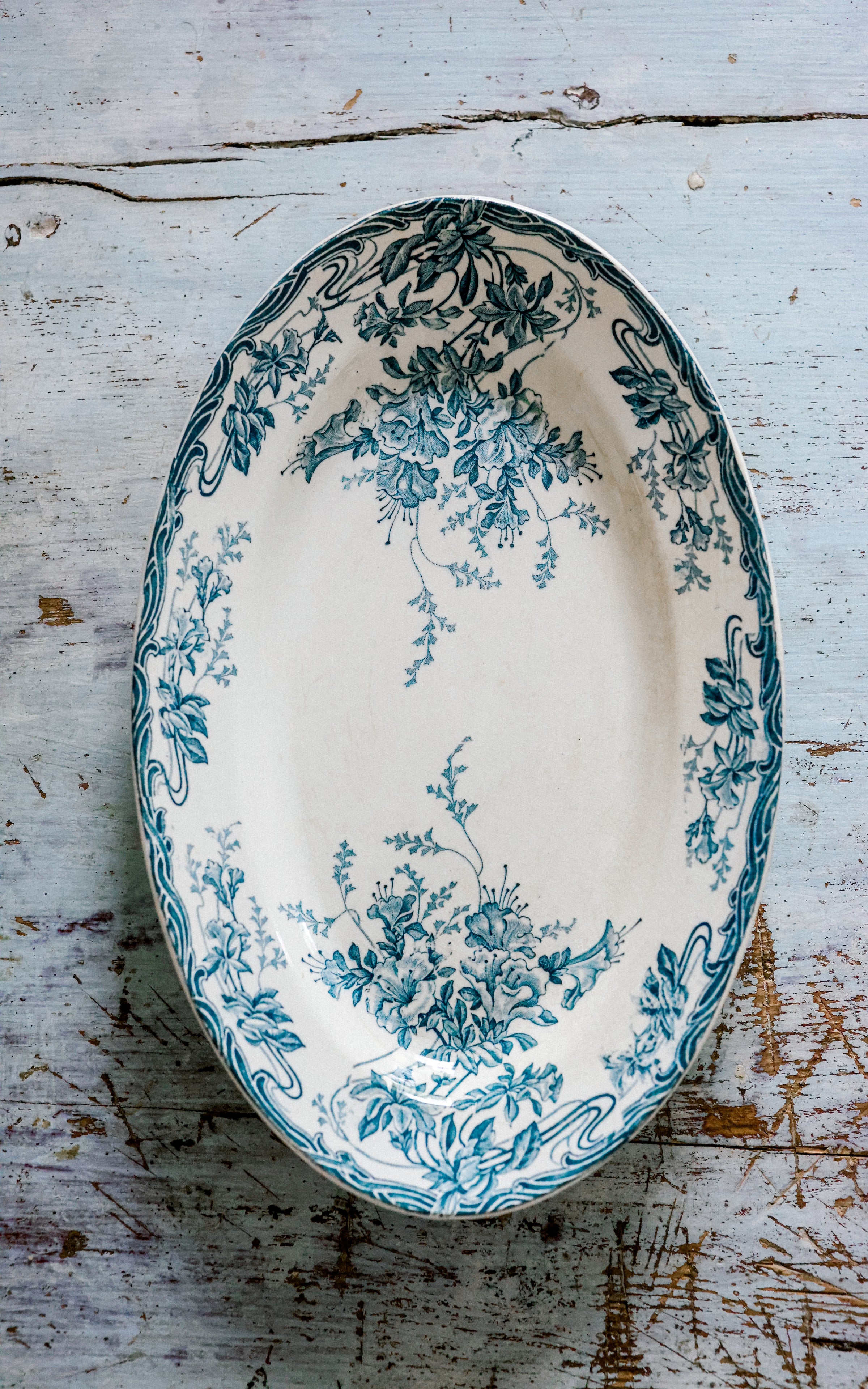 Vintage French Stoneware Platter