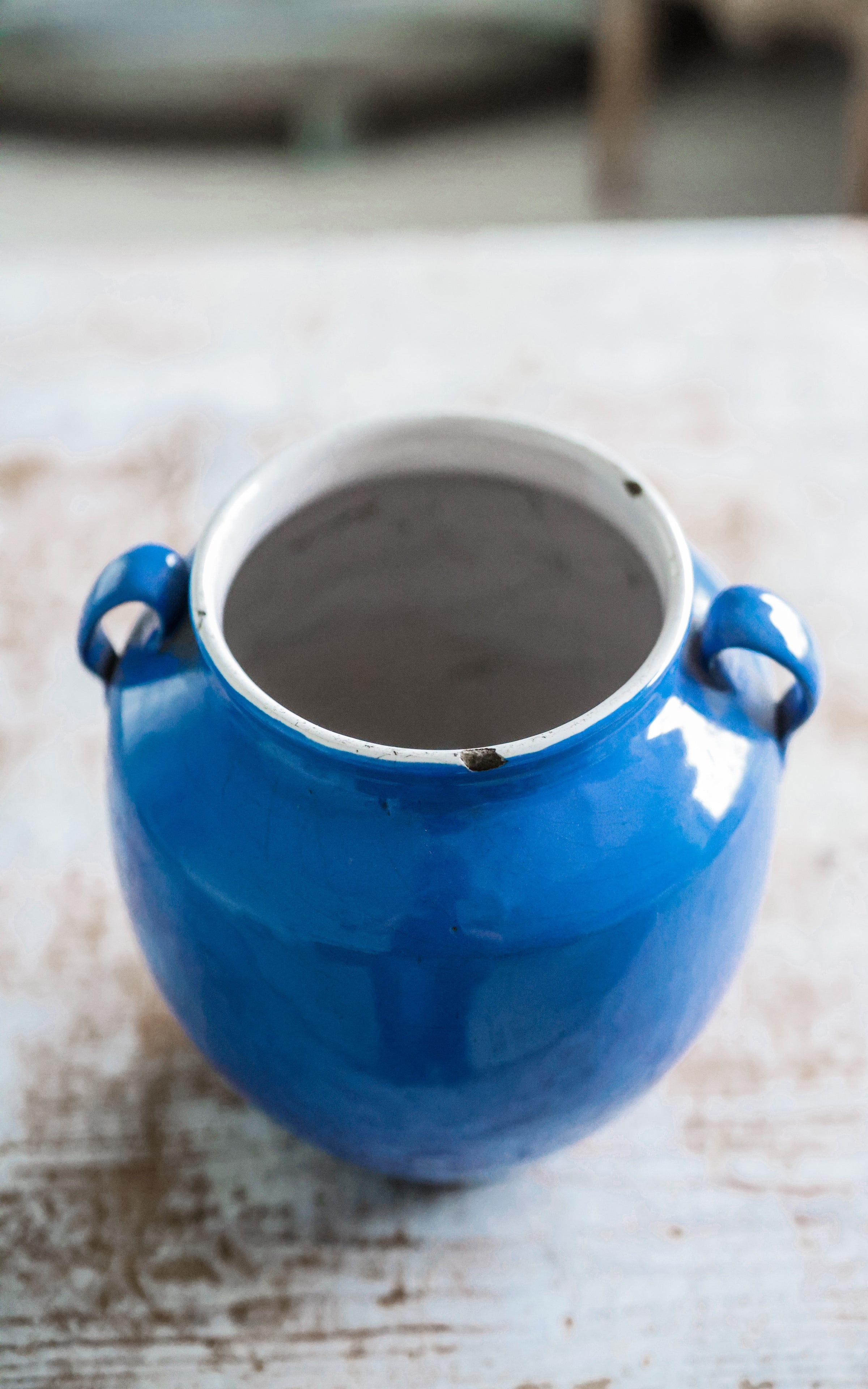 Vintage French Stoneware Pot