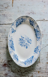 Vintage French Stoneware Platter