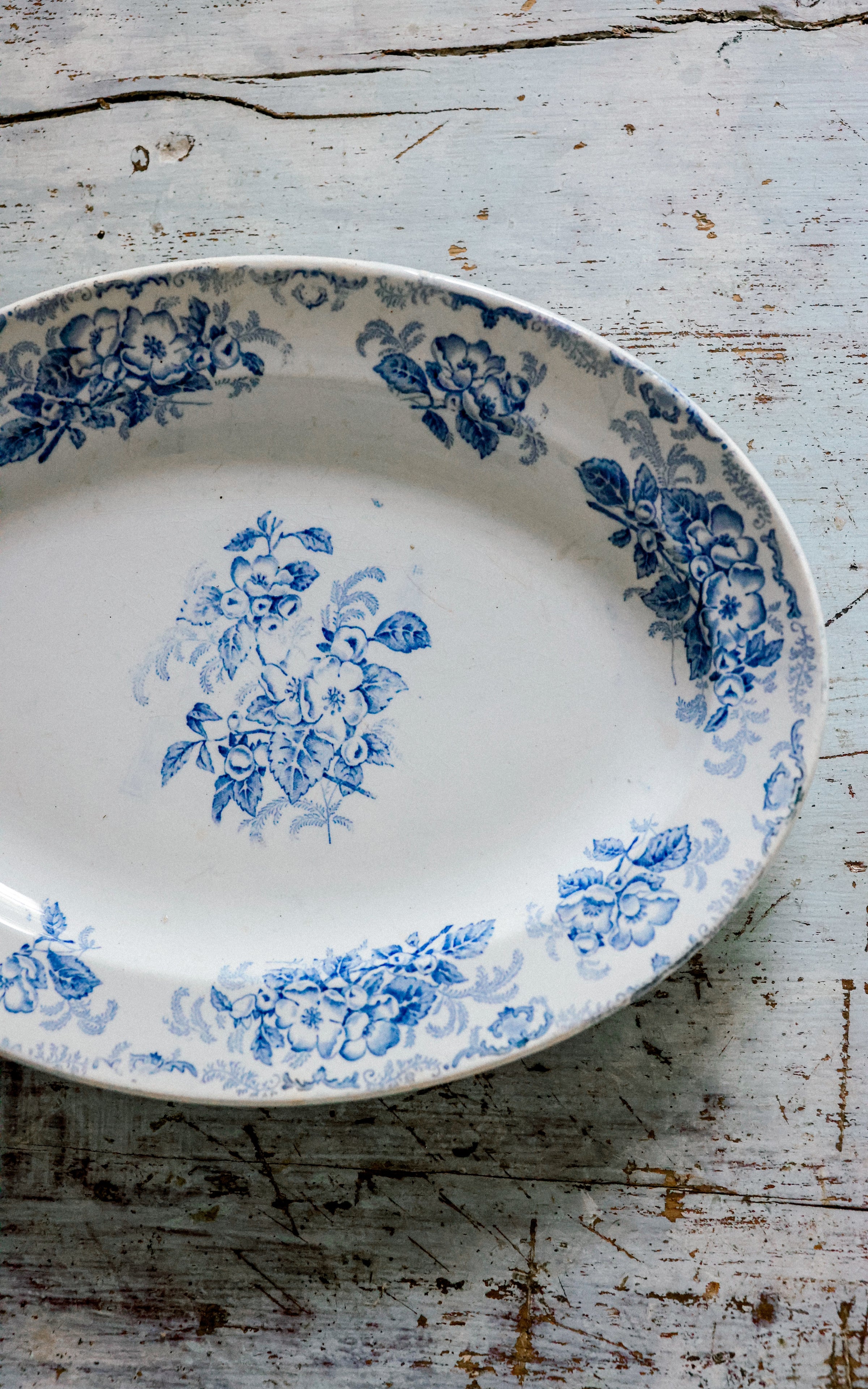 Vintage French Stoneware Platter