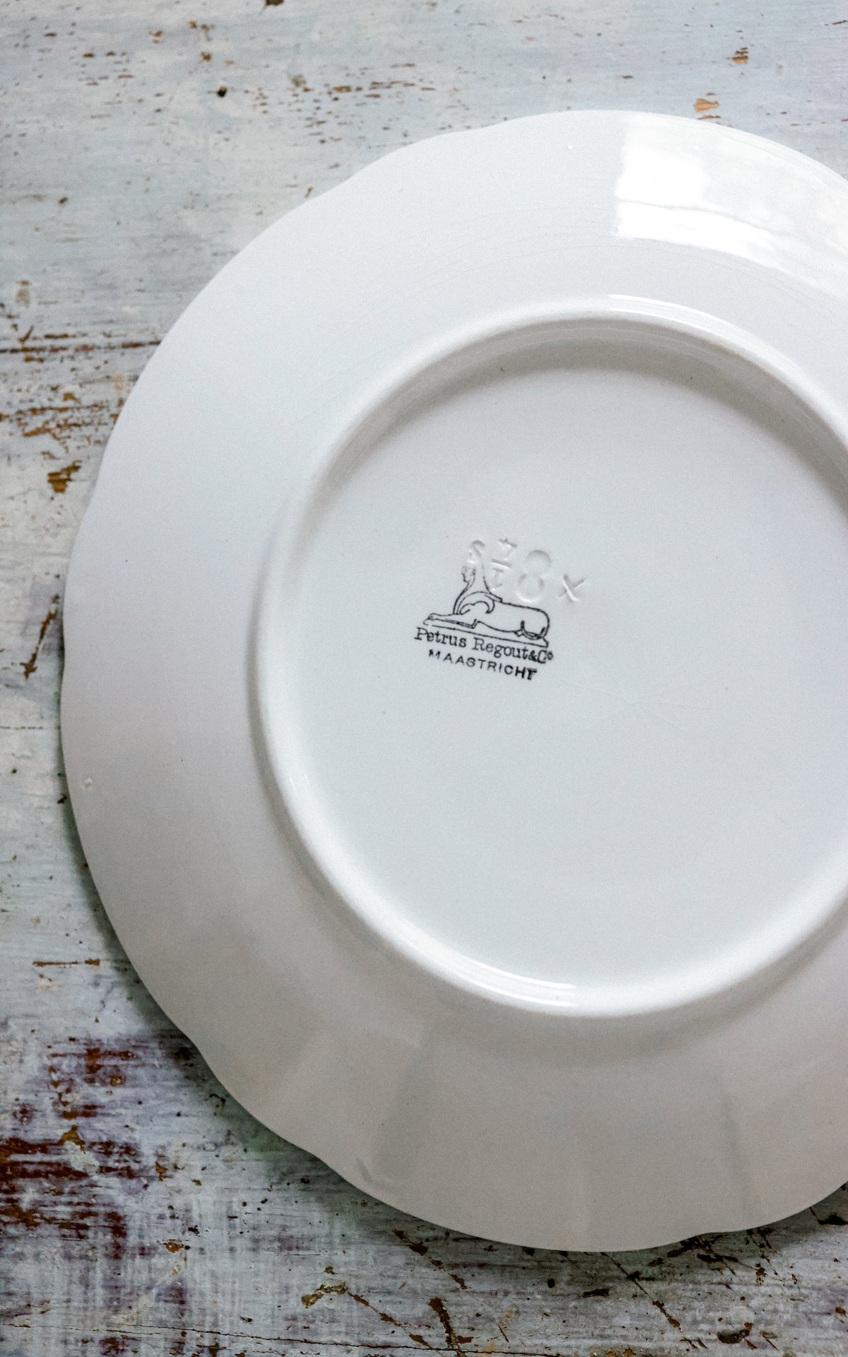 Vintage Stoneware Dutch Plate