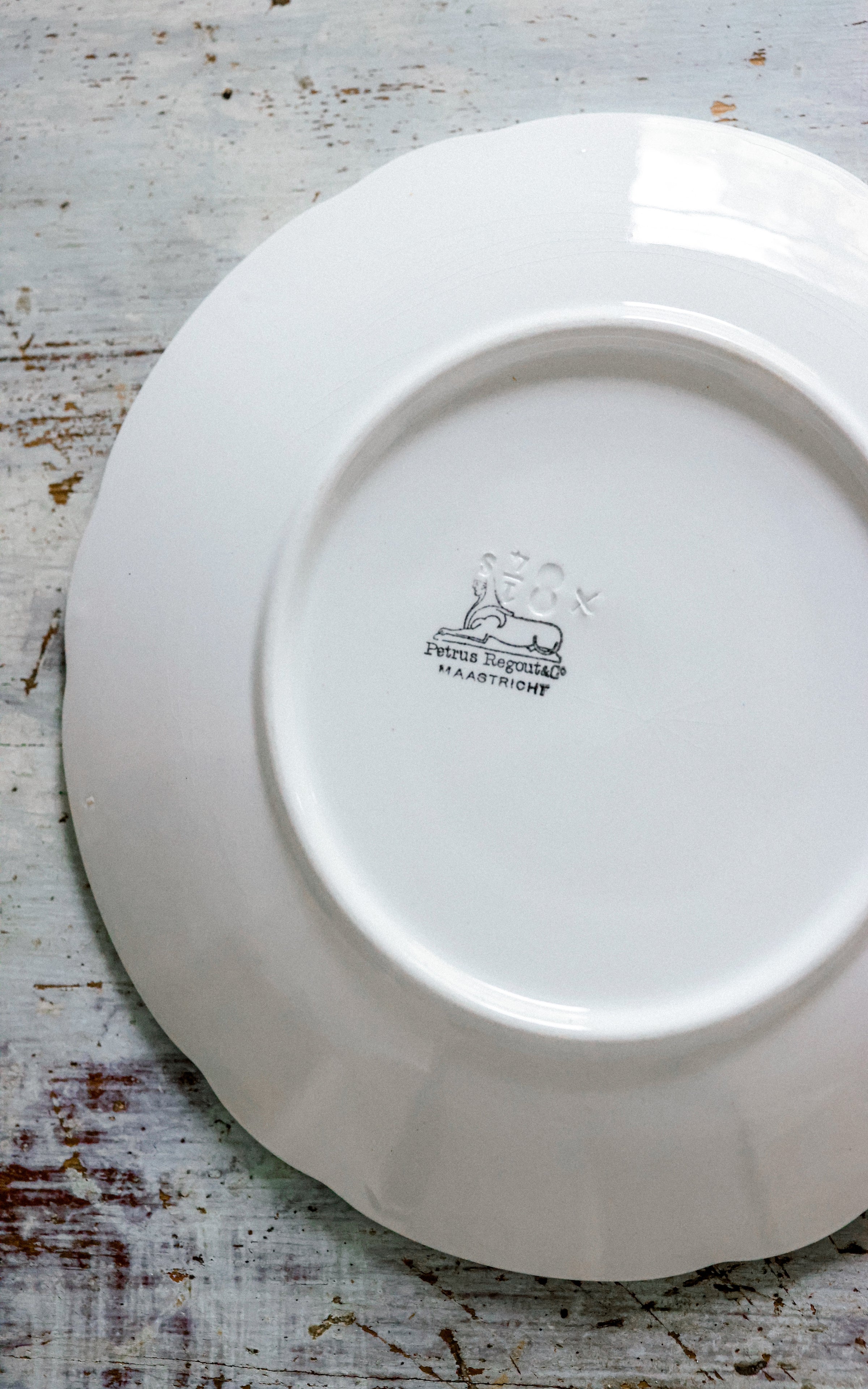 Vintage Stoneware Dutch Plate