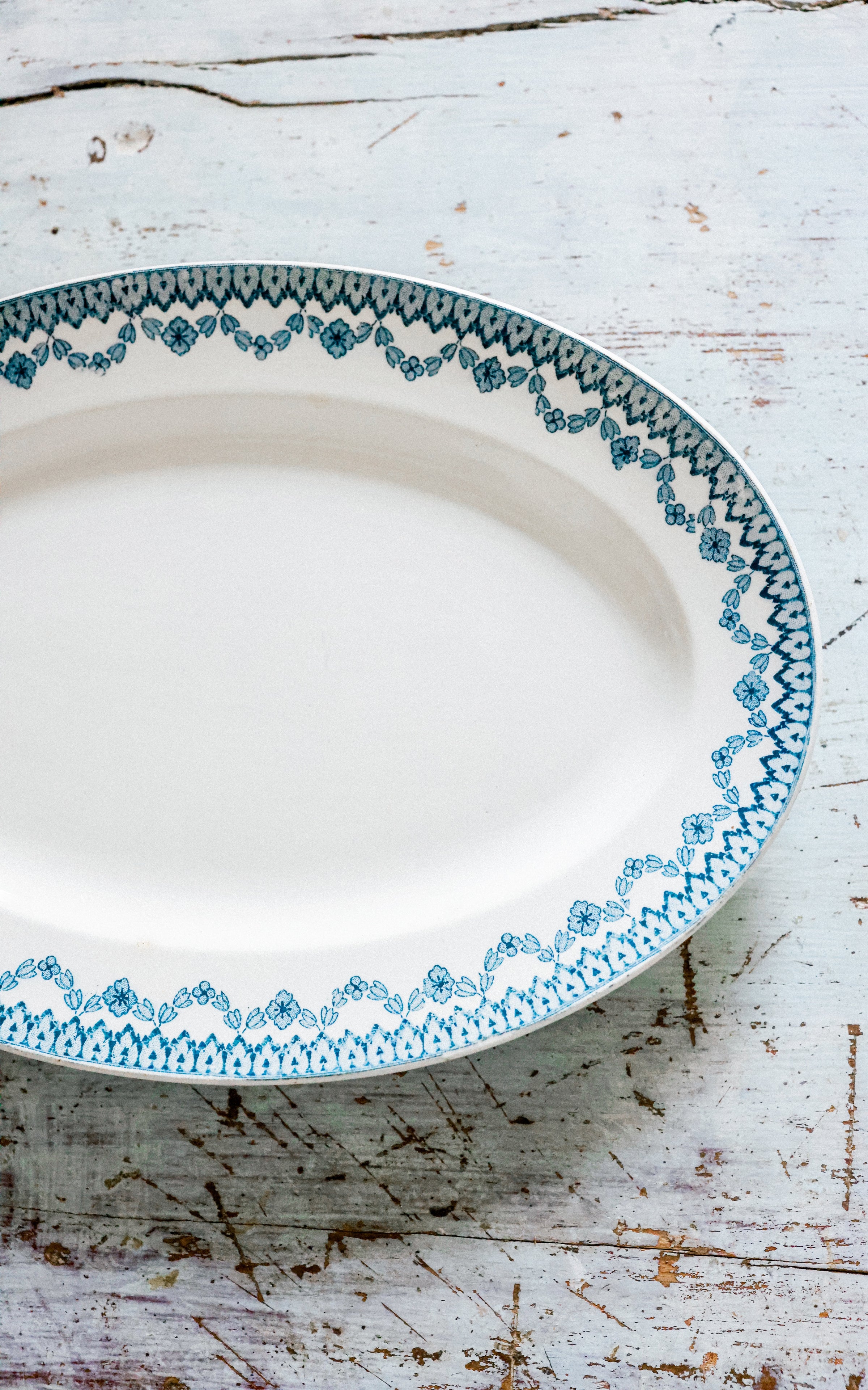 Vintage French Stoneware Platter